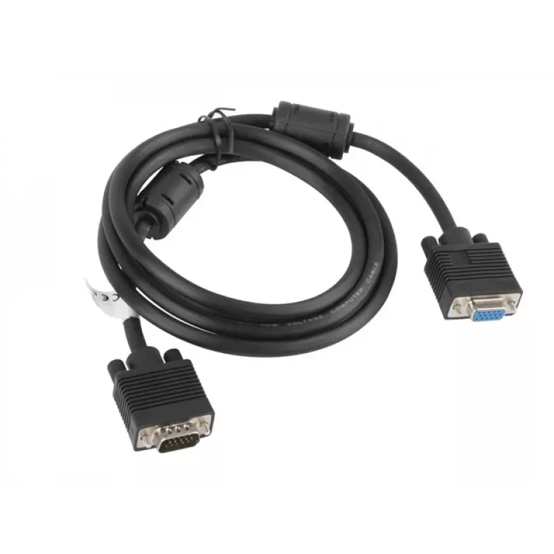 LANBERG VGA-kaabel VGA (D-Sub) 1,8 m must
