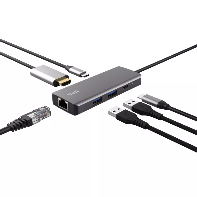 Trust Dalyx USB USB-C 1000 Mbit/s Silver