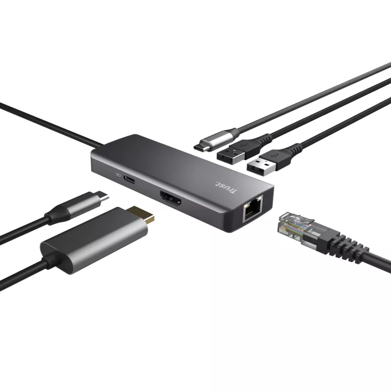 Trust Dalyx USB USB-C 1000 Mbit/s Silver