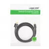 USB-kaabel UGREEN 10385 Mini-USB 480 Mbps 1,5 m must, kiirlaadimine