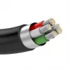 USB-kaabel UGREEN 10385 Mini-USB 480 Mbps 1,5 m must, kiirlaadimine