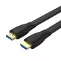 HDMI-kaabel Unitek C11063BK-2M 2 m, HDMI 2.0, 18 Gbit/s, 4K@60Hz, ARC, lame must
