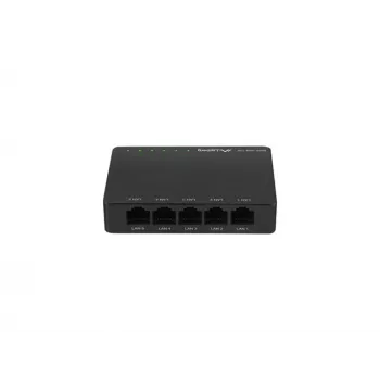 LANBERG Switch Dsp2-1005-12v 5x 1 Gbit/s haldamata Gigabit Ethernet lauaarvuti 12 V