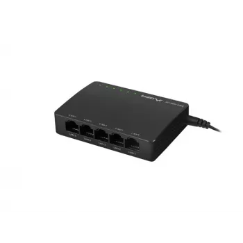 LANBERG Switch Dsp2-1005-12v 5x 1 Gbit/s haldamata Gigabit Ethernet lauaarvuti 12 V