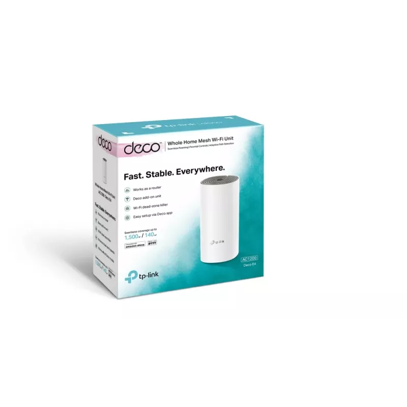 TP-Link AC1200 kogu kodu mesh-Wi-Fi süsteem, valge, hall, sisemine, mesh-ruuter, LAN, WLAN, kaheribaline (2,4 GHz / 5 GHz), Wi-Fi 5 (802.11ac)