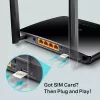 TP-Link Archer MR402 traadita ruuter Fast Ethernet Kaheribaline (2,4 GHz / 5 GHz) 4G Must