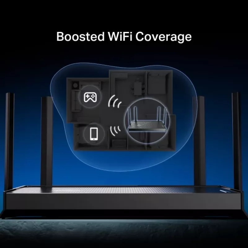 TP-Link Archer BE3600 traadita ruuter 2,5 Gigabit Ethernet kahesageduslik (2,4 GHz / 5 GHz) must