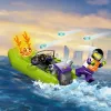LEGO mängukomplekt Tuletõrjepaat 60373 — City seeria, 144 tk, 3 minifiguuri, vanusele 5+, mõõdud 80×230×70 mm
