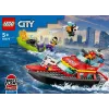 LEGO mängukomplekt Tuletõrjepaat 60373 — City seeria, 144 tk, 3 minifiguuri, vanusele 5+, mõõdud 80×230×70 mm