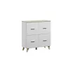 Küljekapp cama meble LOTTA 110 4D — 4 ust, 6 riiulit, Sonoma tamme pealispind, 1100×540×1190 mm