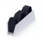 Laadimisalus Sony DualSense laadimisalus kahele PS5 puldile, valge, klõpsatav