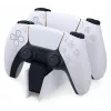 Laadimisalus Sony DualSense laadimisalus kahele PS5 puldile, valge, klõpsatav