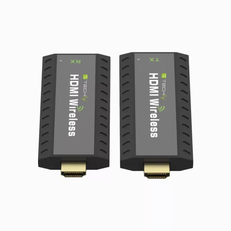 Techly IDATA HDMI-WL53 AV-pikendaja AV-saatja ja -vastuvõtja Must
