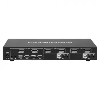 Techly IDATA DP-KVM2 KVM lüliti must