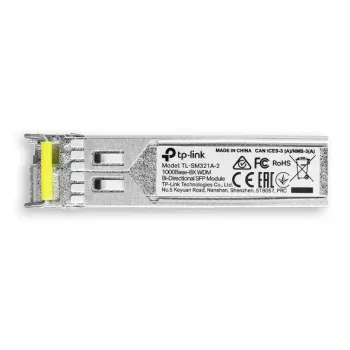 TP-Link Gigabit Single-Mode WDM Bi-Directional SFP Module, Fiber optic, 1250 Mbit/s, SFP, LC (UPC), 9/125 µm, BX