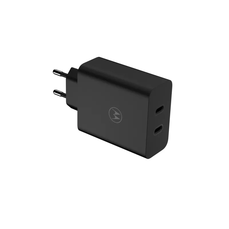 Motorola TurboPower 125W Duo laadija universaalne must AC kiirlaadimine siseruumides