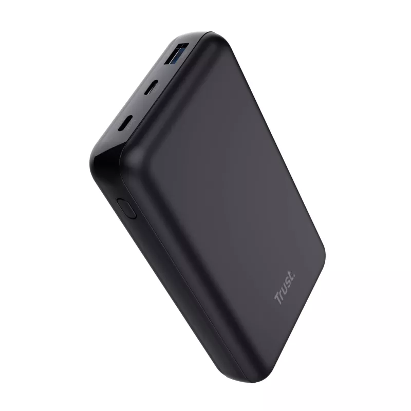 Trust Laro - Powerbank - 20000 mAh - 100 Watt - 5 A - QC 3,0, Power Delivery 3,0 + PPS - 3 Ausgabeanschlussstellen (4 pin USB Type A (QC 3,0), 2 x 24-