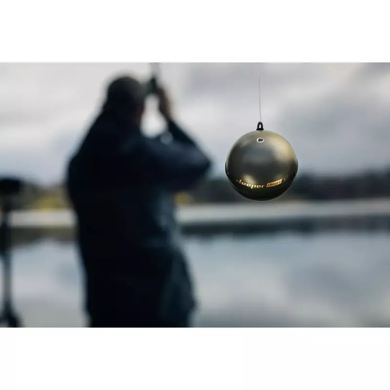 Kaasaskantav kajaloodi deeper Smart Sonar CHIRP+3 Wi‑Fi — visatav juhtmevaba kajalood, max sügavus 100 m, kiirtenurgad 47°/20°/7°, Wi‑Fi, GPS/GLONASS