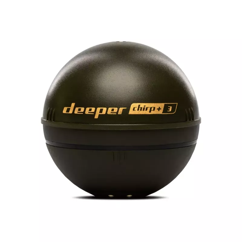 Kaasaskantav kajaloodi deeper Smart Sonar CHIRP+3 Wi‑Fi — visatav juhtmevaba kajalood, max sügavus 100 m, kiirtenurgad 47°/20°/7°, Wi‑Fi, GPS/GLONASS