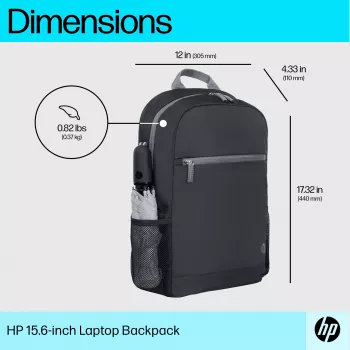 HP 15,6-tolline sülearvuti seljakott, seljakott, 370 g