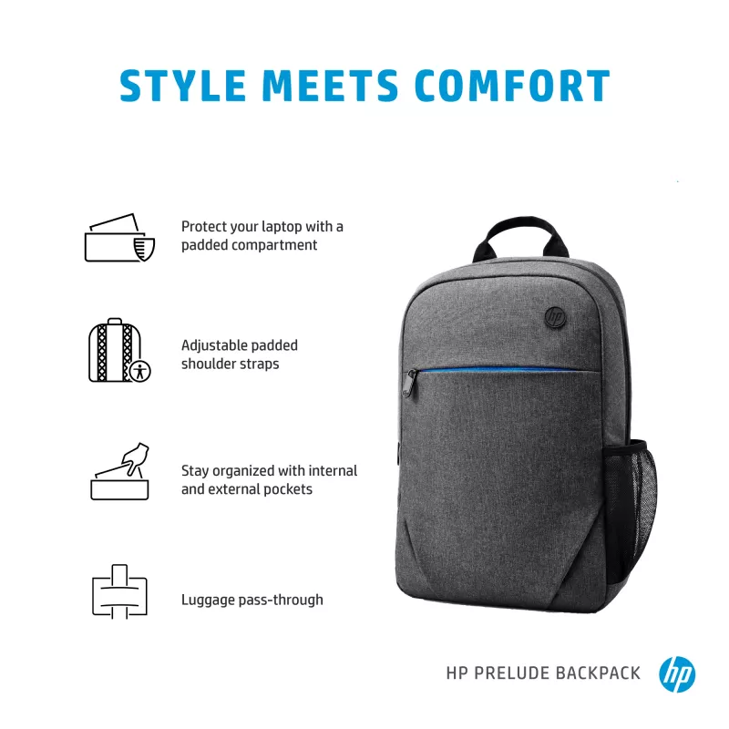 HP Prelude seljakott 15.6 inch, seljakott, 39,6 cm (15,6 inch), 490 g