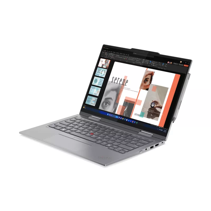 Lenovo ThinkPad X1 2-in-1 Gen 9 Intel Core Ultra 7 155U Hübriid (2-in-1) 35,6 cm (14 tolli) puuteekraan WUXGA 16 GB LPDDR5x-SDRAM 1 TB SSD Wi-Fi 6E (802.11ax) Windows 11 Pro inglise keel hall
