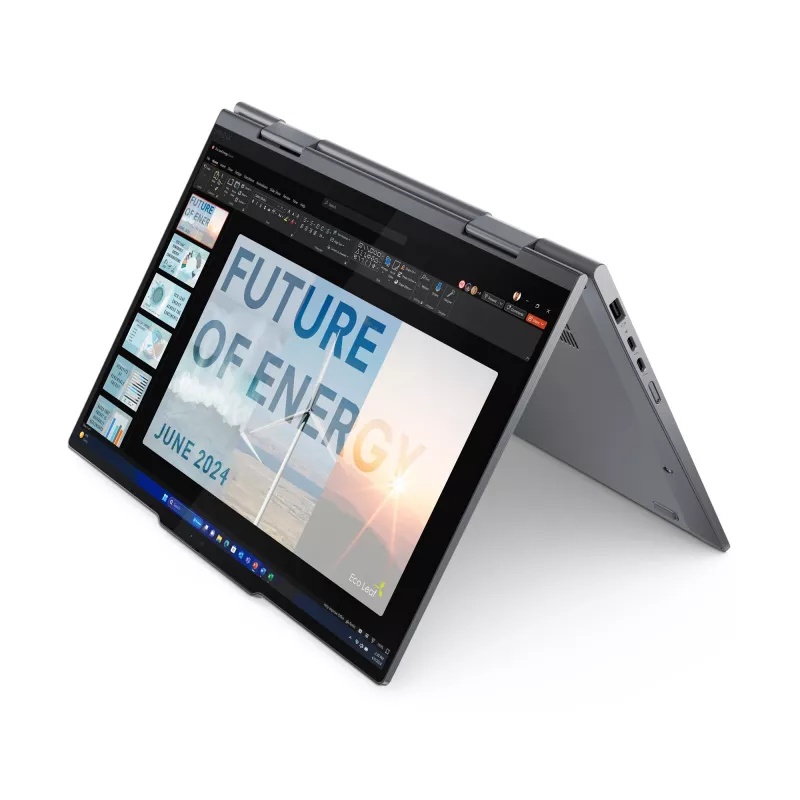 Lenovo ThinkPad X1 2-in-1 Gen 9 Intel Core Ultra 7 155U Hübriid (2-in-1) 35,6 cm (14 tolli) puuteekraan WUXGA 16 GB LPDDR5x-SDRAM 1 TB SSD Wi-Fi 6E (802.11ax) Windows 11 Pro inglise keel hall