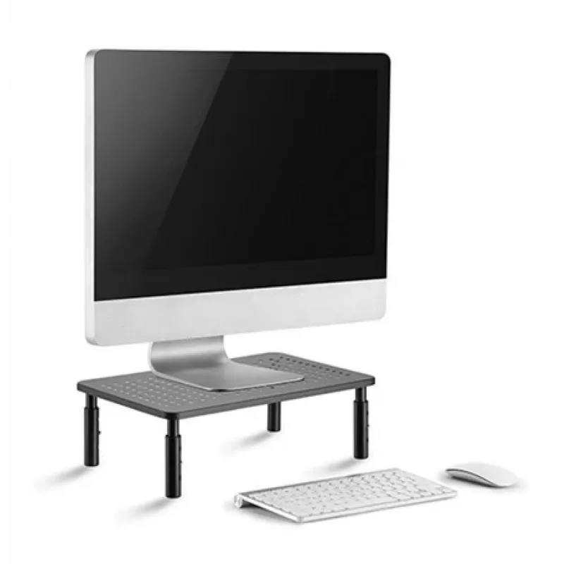 Eraldiseisev laua monitorikinnitus GEMBIRD MS-TABLE-01 — ühele kuvarile, 20 kg kandevõime, must, käsitsi reguleeritav kõrgus 100–140 mm
