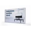 Eraldiseisev laua monitorikinnitus GEMBIRD MS-TABLE-01 — ühele kuvarile, 20 kg kandevõime, must, käsitsi reguleeritav kõrgus 100–140 mm