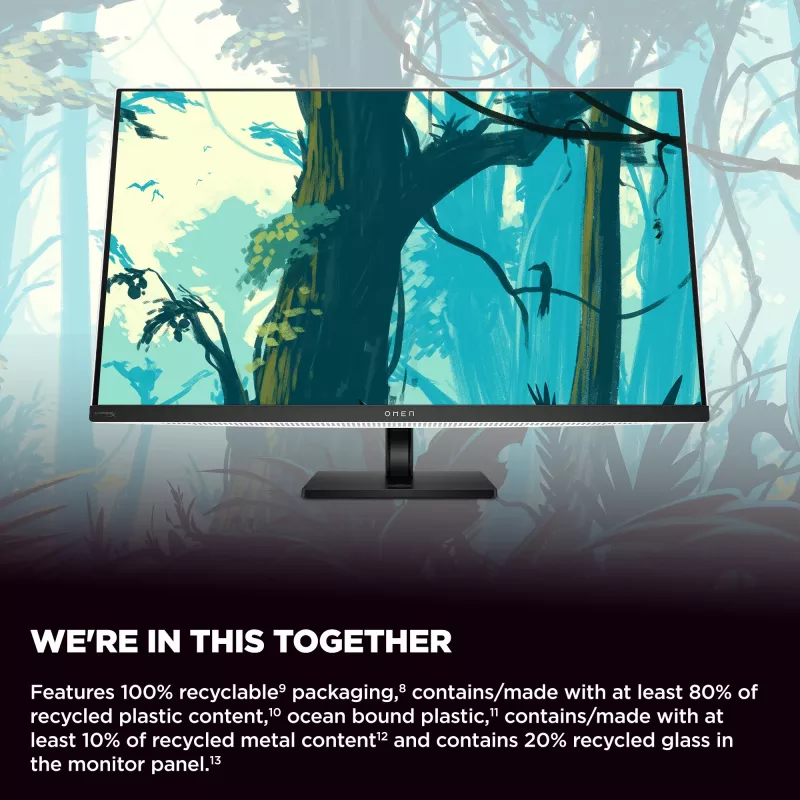 HP OMEN Transcend 31.5-tolline UHD 240 Hz OLED mängumonitor – Transcend 32