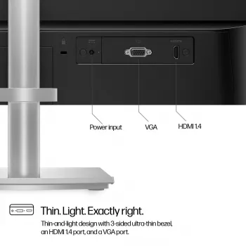 HP lauamonitor - Series 5 524sh - 24 tolli - 1920x1080 (FHD) - IPS - kõrguse reguleerimine
