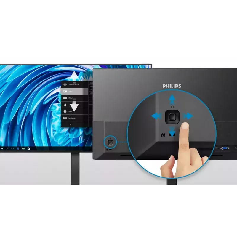 Philips E Line 275E2FAE/00 arvutimonitor 68,6 cm (27 tolli) 2560 x 1440 pikslit Quad HD LED must