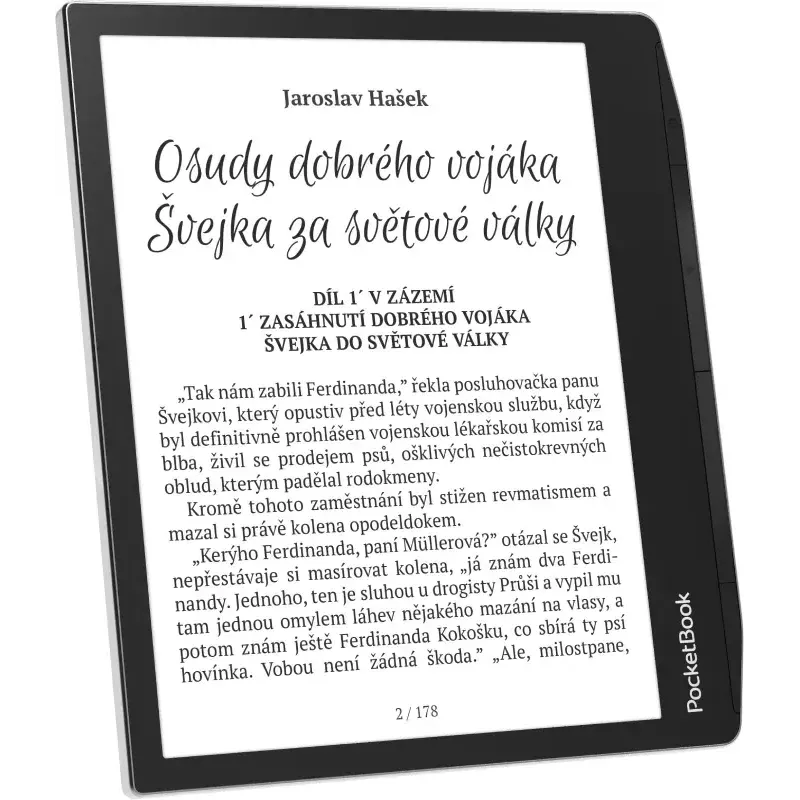 E-raamatulugeja PocketBook 700 Era — 7-tolline E Ink Carta puuteekraan, 16 GB, taustvalgustus, Bluetooth, veekindel