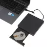 Optiline kettaseade IBOX IED03 DVD±RW USB 3.1 Gen1 (USB-C) must, salv, 24x CD / 8x DVD