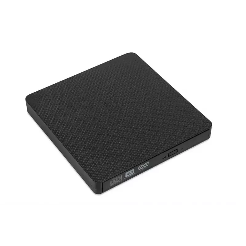 Optiline kettaseade IBOX IED03 DVD±RW USB 3.1 Gen1 (USB-C) must, salv, 24x CD / 8x DVD