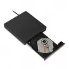 Optiline kettaseade IBOX IED03 DVD±RW USB 3.1 Gen1 (USB-C) must, salv, 24x CD / 8x DVD