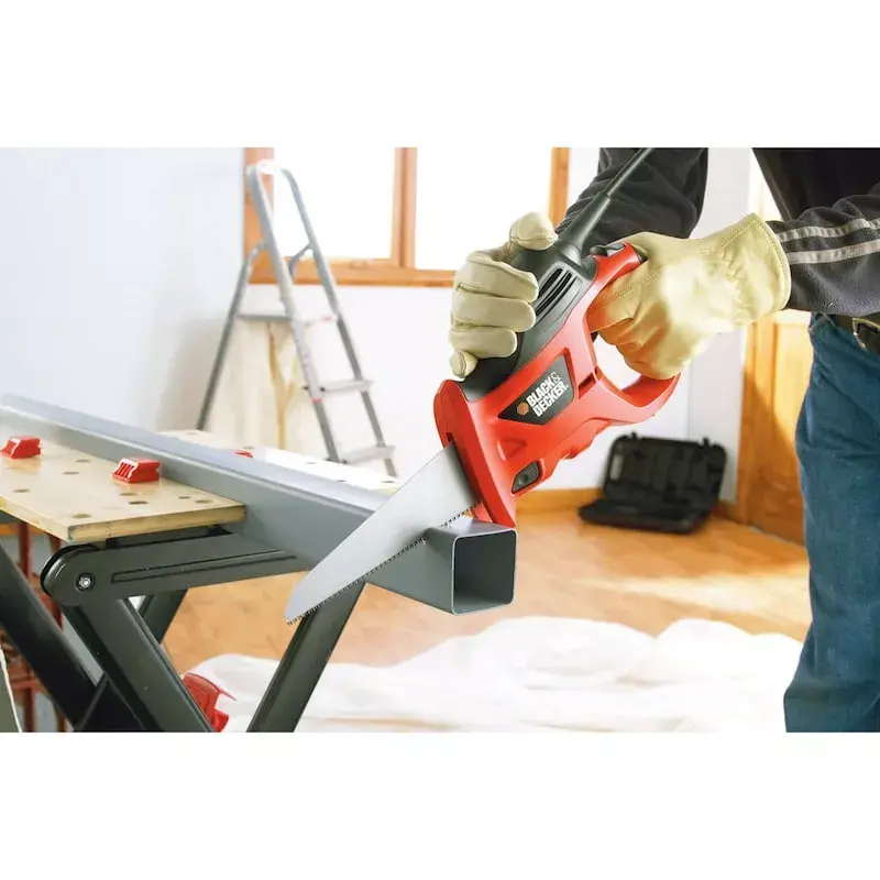Rauasaag Must & Decker KS880EC-QS – rauasaag, tera pikkus 23,9 cm, ergonoomiline käepide, oranž