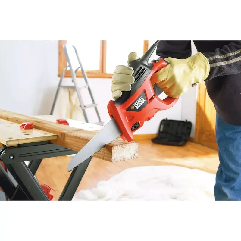 Rauasaag Must & Decker KS880EC-QS – rauasaag, tera pikkus 23,9 cm, ergonoomiline käepide, oranž