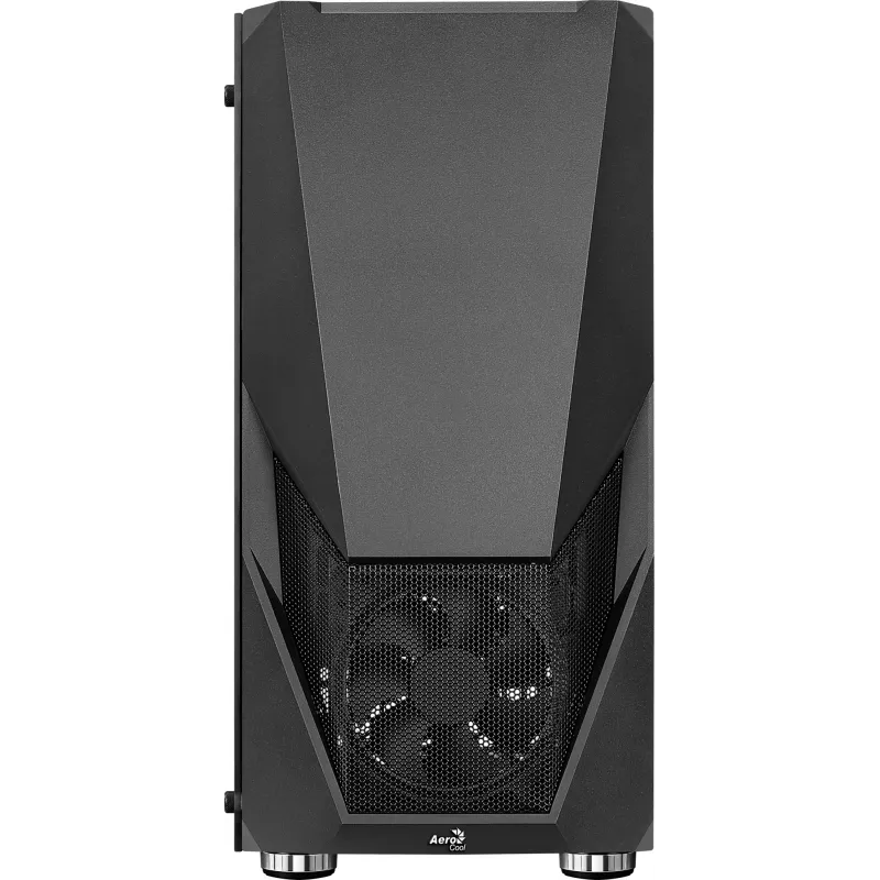 PC-korpus AEROCOOL Zauron Midi Tower Must — Midi-Tower, külgaken, toetab ATX/microATX/Mini-ITX, max GPU 32,5 cm, protsessorijahuti kõrgus 166 mm, 2x 3,5-tollist sahtlit, 4x 2,5-tollist sahtlit