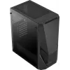 PC-korpus AEROCOOL Zauron Midi Tower Must — Midi-Tower, külgaken, toetab ATX/microATX/Mini-ITX, max GPU 32,5 cm, protsessorijahuti kõrgus 166 mm, 2x 3,5-tollist sahtlit, 4x 2,5-tollist sahtlit