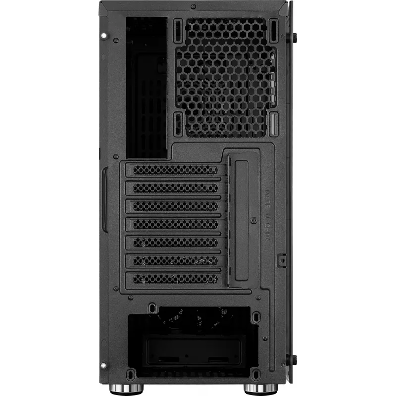 PC-korpus AEROCOOL Zauron Midi Tower Must — Midi-Tower, külgaken, toetab ATX/microATX/Mini-ITX, max GPU 32,5 cm, protsessorijahuti kõrgus 166 mm, 2x 3,5-tollist sahtlit, 4x 2,5-tollist sahtlit