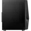 PC-korpus AEROCOOL Zauron Midi Tower Must — Midi-Tower, külgaken, toetab ATX/microATX/Mini-ITX, max GPU 32,5 cm, protsessorijahuti kõrgus 166 mm, 2x 3,5-tollist sahtlit, 4x 2,5-tollist sahtlit