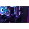 PC Midi Tower korpus AEROCOOL Graphite‑G‑BK‑v2 — Must, ATX/Micro‑ATX/Mini‑ITX, ees 2×140mm+tagumine 1×140mm