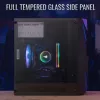 Arvutikorpus AEROCOOL Raider Mini G V3 Mini-ITX / microATX, must, külgaken, roheline LED, max GPU 285 mm, protsessorijahuti 159 mm