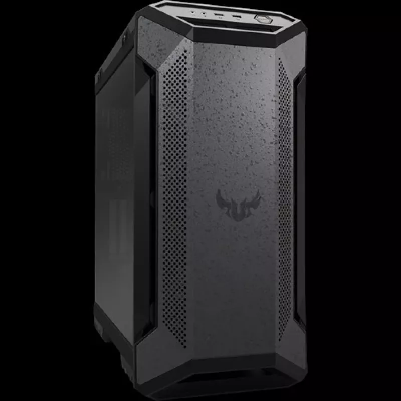 PC-korpus ASUS TUF Gaming GT501 Midi Tower — Must, toetab ATX/Micro‑ATX/Mini‑ITX/E‑ATX, 3x120mm ees, 1x140mm taga, 42 cm GPU, 18 cm CPU jahuti
