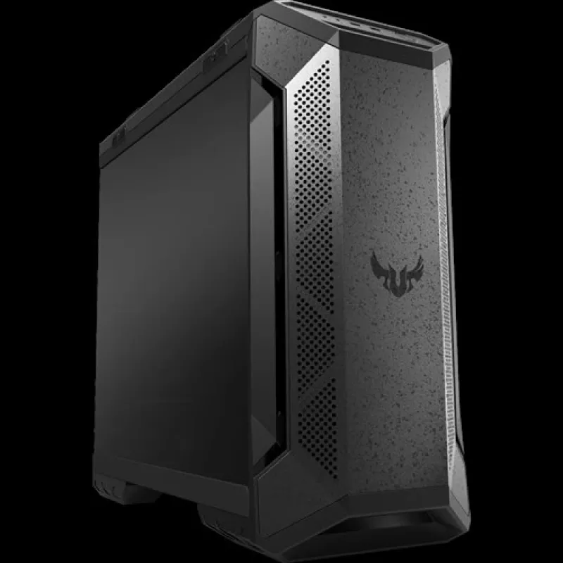 PC-korpus ASUS TUF Gaming GT501 Midi Tower — Must, toetab ATX/Micro‑ATX/Mini‑ITX/E‑ATX, 3x120mm ees, 1x140mm taga, 42 cm GPU, 18 cm CPU jahuti