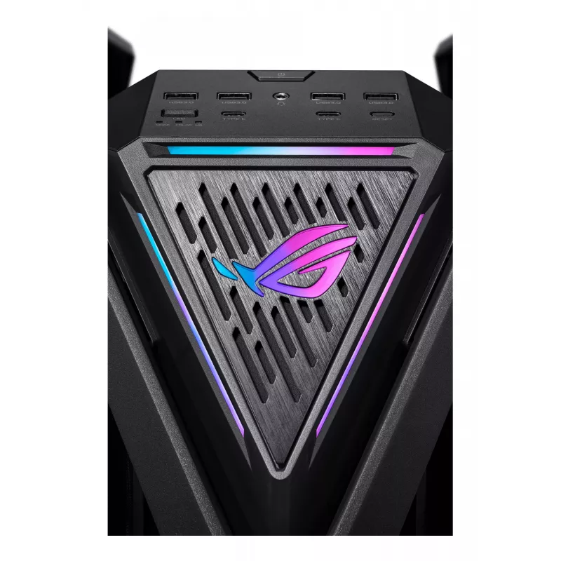 Arvutikorpus ASUS ROG Hyperion GR701 BTF Edition Torn — must, karastatud klaas, E-ATX/ATX/mikroATX tugi, 46 cm GPU, 420 mm ülemine radiaator