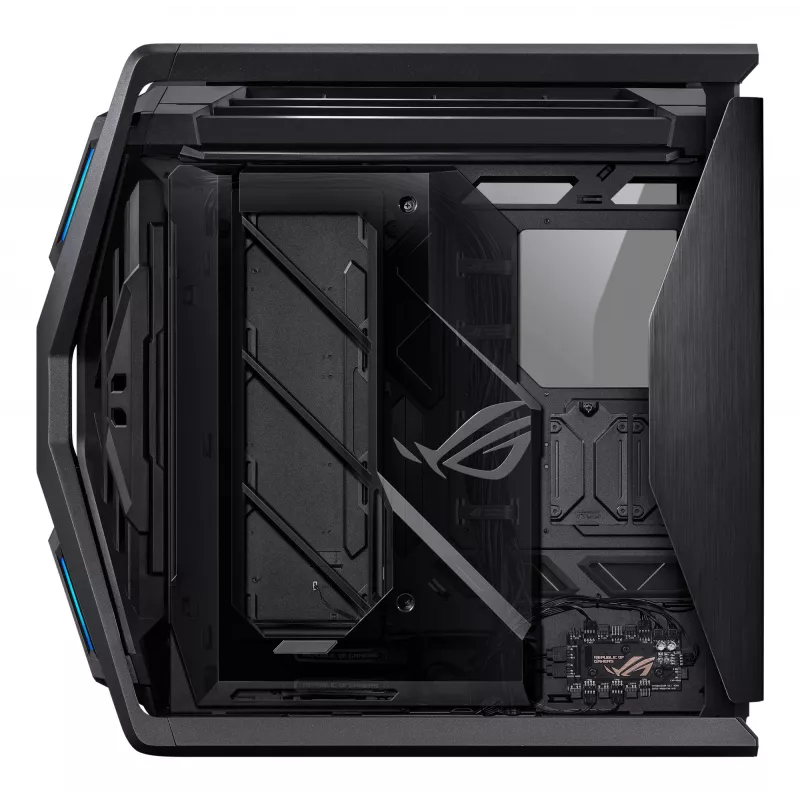 Arvutikorpus ASUS ROG Hyperion GR701 BTF Edition Torn — must, karastatud klaas, E-ATX/ATX/mikroATX tugi, 46 cm GPU, 420 mm ülemine radiaator
