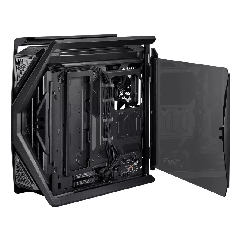 Arvutikorpus ASUS ROG Hyperion GR701 BTF Edition Torn — must, karastatud klaas, E-ATX/ATX/mikroATX tugi, 46 cm GPU, 420 mm ülemine radiaator