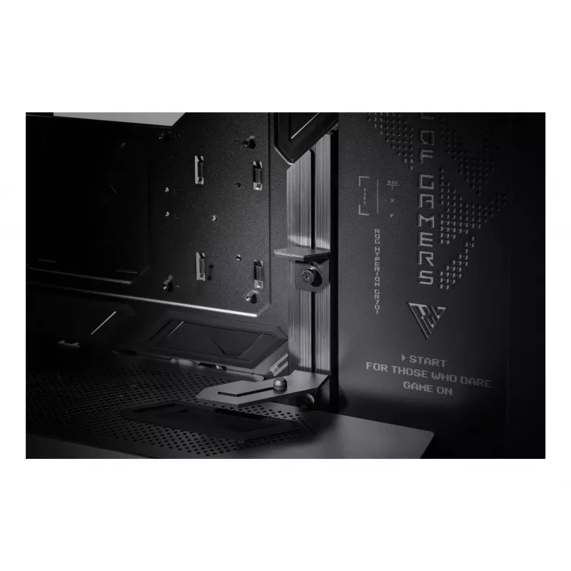 Arvutikorpus ASUS ROG Hyperion GR701 BTF Edition Torn — must, karastatud klaas, E-ATX/ATX/mikroATX tugi, 46 cm GPU, 420 mm ülemine radiaator